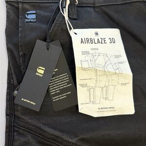 G-Star Black Airblaze 3D Skinny Jeans 34 x 32